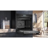 Siemens HM736GAB1 IQ700, Backofen schwarz, mit Mikrowellenfunktion, 60 cm, Home Connect