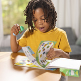 Spin Master Melissa & Doug - Sticker WOW! Dinosaurier Aufkleberstempel & Block, Basteln 
