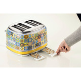 Ariete 4-Schlitz-Toaster Positano mehrfarbig, 1.630 Watt, für 4 Scheiben Toast