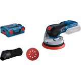 Bosch Akku-Exzenterschleifer GEX 18V-125 Professional solo, 18Volt blau/schwarz, ohne Akku und Ladegerät, in L-BOXX