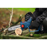 Bosch Professional Akku-Astsäge GKE 18V-20 Prodessional solo, 18Volt, Kettensäge blau, ohne Akku und Ladegerät