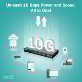 Digitus 16-Port 10G Ethernet PoE+ Injektor, 802.3at 250 W, PoE-Injektor 250W Budget