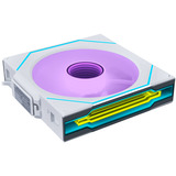 Lian Li UNI FAN SL-INF 120 Wireless, Gehäuselüfter weiß, 3er Pack inkl. Controller, Reverse, 120 mm