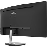 MSI PRO MP341CQDE, LED-Monitor 86.35 cm (34 Zoll), schwarz/silber, Curved, UWQHD, 100 Hz, FreeSync, HDMI, Displayport, 100Hz Panel