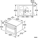 Siemens CM585AGS0 iQ500, Mikrowelle edelstahl/schwarz