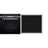 Siemens EQ522IB01, Herdset schwarz/silber