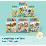 Spin Master Melissa & Doug - Blockables Stadt Spielset, Konstruktionsspielzeug 
