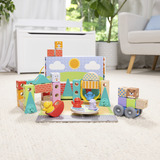Spin Master Melissa & Doug - Blockables Stadt Spielset, Konstruktionsspielzeug 