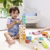 Spin Master Melissa & Doug - Blockables Stadt Spielset, Konstruktionsspielzeug 