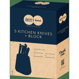 Tefal Jamie Oliver Küchenmesserset, 6-teilig holz/schwarz