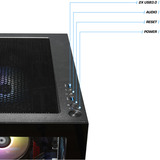 Thermaltake FTW A-Line 4060, Gaming-PC schwarz/transparent, Windows 11 Home 64-Bit