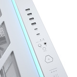 ASUS ROG Cronox GR801 CURVE TG ARGB White Edition, Tower-Gehäuse weiß, Panorama-Glas Design