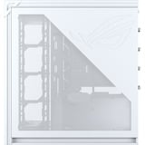 ASUS ROG Cronox GR801 CURVE TG ARGB White Edition, Tower-Gehäuse weiß, Panorama-Glas Design
