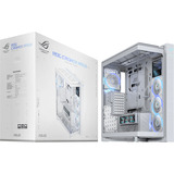 ASUS ROG Cronox GR801 CURVE TG ARGB White Edition, Tower-Gehäuse weiß, Panorama-Glas Design