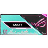 ASUS ROG Thor 1200W Platinum III Hatsune Miku Edition, PC-Netzteil schwarz, 1x 12 Pin High Power GPU, 4x PCIe, Kabelmanagement, 1200 Watt