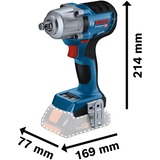 Bosch Akku-Schlagschrauber GDS 18V-450 HC Professional, 18Volt blau/schwarz, 2x Li-Ionen Akku 5,0Ah, in L-BOXX