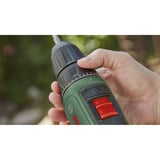 Bosch Heimwerken & Garten Akku-Schlagbohrschrauber EasyImpact 18V-40 grün/schwarz, Li-Ionen Akku 1,5Ah, Koffer, POWER FOR ALL ALLIANCE