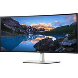 Dell U3425WE, LED-Monitor 87 cm (34.1 Zoll), silber/schwarz, WQHD, IPS Black, Curved, Thunderbolt, USB-C, 120Hz Panel