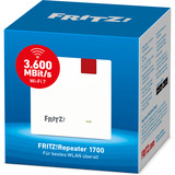 FRITZ! FRITZ!Repeater 1700 weiß/grau, Wi-Fi 7 mit bis zu 3,6 GBit/s