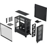 Fractal Design Pop 2 Air Black TG RGB, Tower-Gehäuse schwarz, Tempered Glass