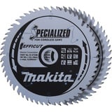 Makita Kreissägeblatt EFFICUT B-57336-2, Ø 165mm, 56Z 2 Stück, Bohrung 20mm, für Akku-Sägen