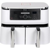 Ninja Foodi MAX Dual Zone Heißluftfritteuse AF400EUWH weiß, 2x 1.235 Watt, 2 Körbe je 4,75 Liter