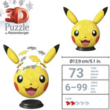 Ravensburger 3D Puzzleball Pokémon Pikachu mit Ohren 