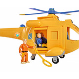 Simba Feuerwehrmann Sam Hubschrauber Wallaby II mit Figur, Spielfahrzeug 