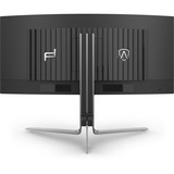 AOC OLED AGON PRO PD34, Gaming-Monitor 86.4 cm (34 Zoll), schwarz (matt)/silber, WQHD, Porsche Design, USB Hub, Adaptive-Sync, 240Hz Panel