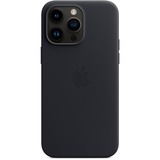 Apple Leder Case mit MagSafe, Handyhülle schwarz, Mitternacht, iPhone 14 Pro Max