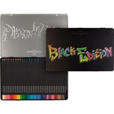 Faber-Castell Buntstifte Black Edition 36er, Set schwarz, Metalletui