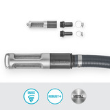 GARDENA Metall-Saugfilter mit Rückflussstop, 19mm (3/4") / 25mm (1") grau/silber, mit Aufhängeöse