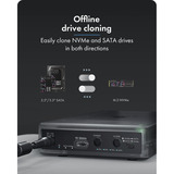 ICY BOX IB-3882MSCL-CU31, Dockingstation schwarz