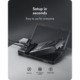 ICY BOX IB-3882MSCL-CU31, Dockingstation schwarz