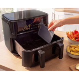 Medion Life P25 XXL Flex M Heißluftfritteuse MD100057 schwarz