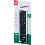 ONE FOR ALL Hisense TV Ersatzfernbedienung schwarz