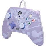 PowerA Enhanced Wired Controller for Xbox Series X|S, Gamepad lavendel, Lavender Swirl