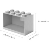 Room Copenhagen LEGO Regal Brick Shelf 8+4, Set 41171740 hellgrau, 2 Regale
