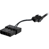 Sharkoon Gehäuselüfter Blaue LED BULK transparent, 3-Pin-/5,25"-Anschluss, 120 mm