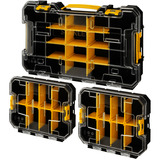 Stanley Organiser Set PRO-STACK Organiser Set, Werkzeugkiste schwarz/transparent, 3-teilig