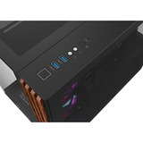 Thermaltake View 380 WS ARGB , Tower-Gehäuse schwarz/holz, Tempered Glass x 2, Holz-Struktur
