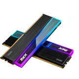 ADATA DIMM 32 GB DDR5-5600 (2x 16 GB) Dual-Kit, Arbeitsspeicher schwarz, AX5U5600C4616G-DCNKRBK, XPG NOVAKEY RGB Black, INTEL XMP, AMD EXPO