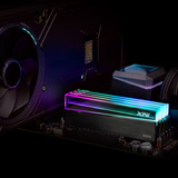 ADATA DIMM 32 GB DDR5-5600 (2x 16 GB) Dual-Kit, Arbeitsspeicher schwarz, AX5U5600C4616G-DCNKRBK, XPG NOVAKEY RGB Black, INTEL XMP, AMD EXPO