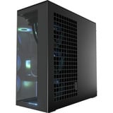 ARCTIC Xtender VG Mirror Black Design, Tower-Gehäuse schwarz, Tempered Glass x 2 (verspiegelt)