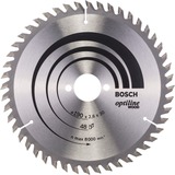 Bosch Kreissägeblatt Optiline Wood, Ø 190mm, 48Z Bohrung 30mm, für Handkreissägen