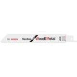 Bosch Säbelsägeblatt S 922 VF Flexible for Wood and Metal, 5 Stück Länge 150mm