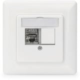 Digitus Frontplatte und Einbaurahmen für Multimedia / Keystone Module weiß