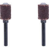 Dremel Schleifband Ø 6,4 mm, Körnung 60, mit Schleifdorn (430) 2 Stück, Schaft Ø 3,2 mm