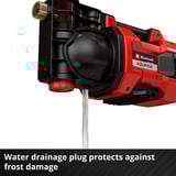 EINHELL Akku-Gartenpumpe AQUINNA 36/38 F LED, 36Volt (2x18V) rot/schwarz, ohne Akku und Ladegerät