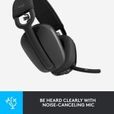 Logitech Zone Vibe 100, Headset schwarz, Bluetooth, USB-C